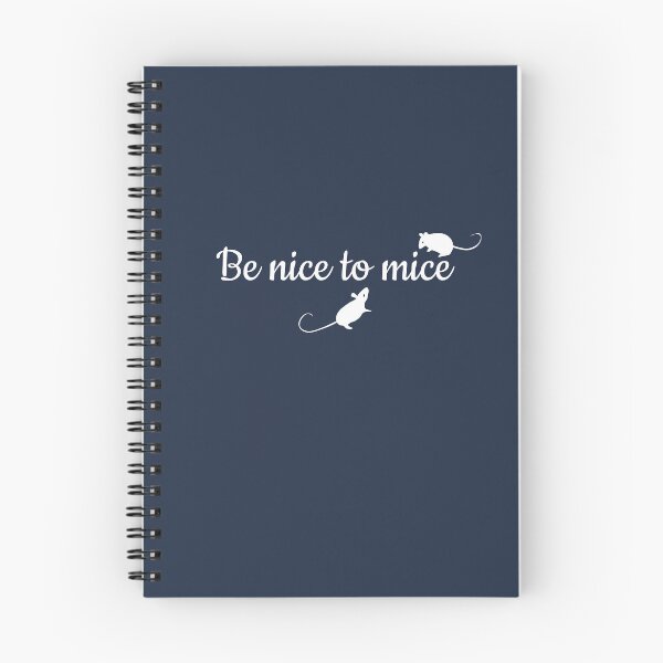 Item preview, Be nice to mice (light on dark) designed and sold by selfproclaimd.