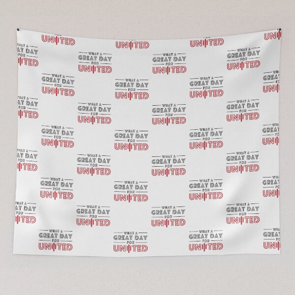 Item preview, A Great Day for United (Red Black) designed and sold by supermanc.
