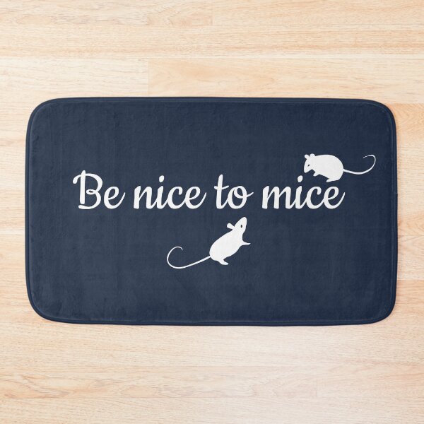 Item preview, Be nice to mice (light on dark) designed and sold by selfproclaimd.