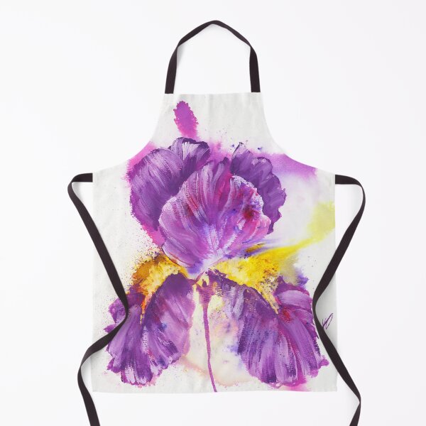 Item preview, Splashy Iris Flower designed and sold by Valerie Englehart.