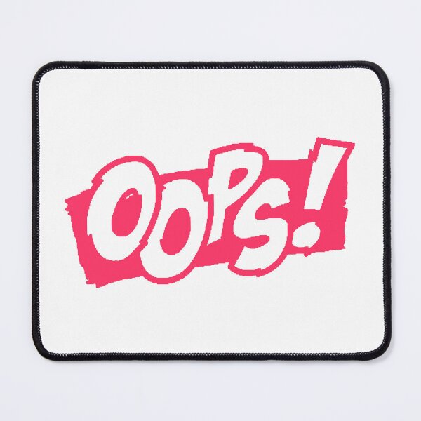 Item preview, Pink and White OOPS! designed and sold by Summer-Winter.