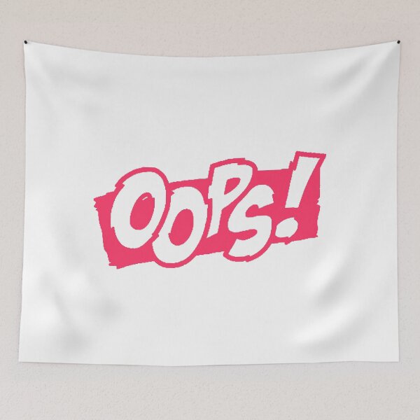 Item preview, Pink and White OOPS! designed and sold by Summer-Winter.