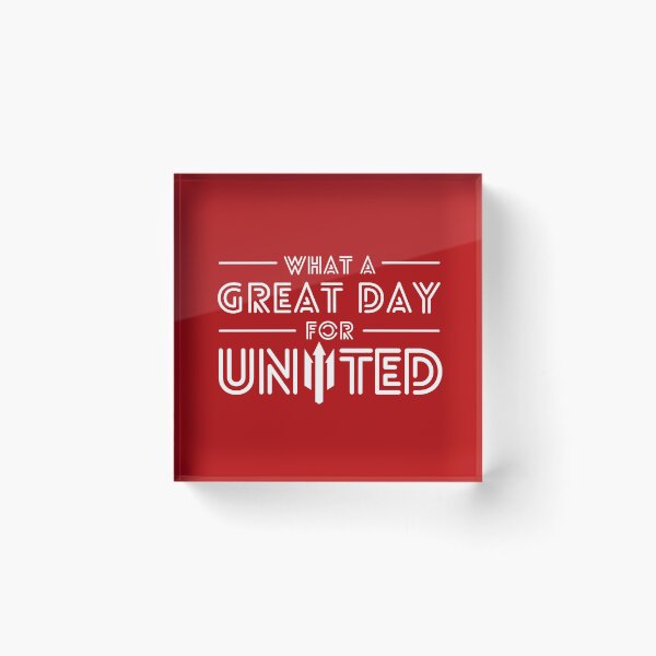 Item preview, A Great Day for United (White) designed and sold by supermanc.