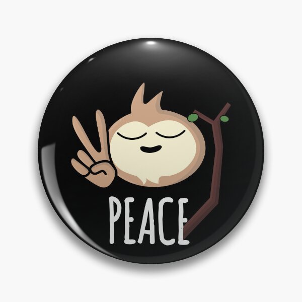 Item preview, Wise Sloth Saying Peace designed and sold by EnzoVectorism.