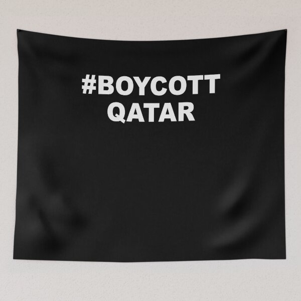 Item preview, boycott qatar shirt designed and sold by ChanceThiel.