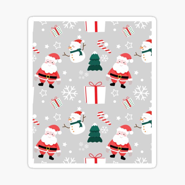 Christmas Is Approaching Santa Pillows & Totes - Floor Pillows Sticker