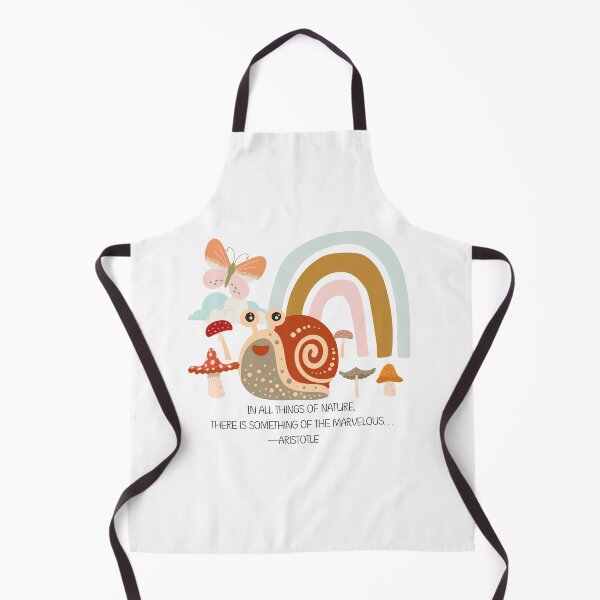 Item preview, Snail Rainbow Butterfly and Mushroom Art with Aristotle Quote designed and sold by Dollfacedesign.