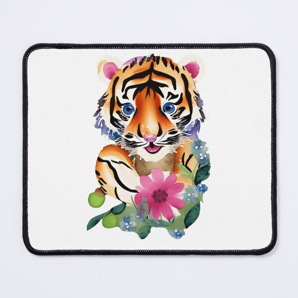 Item preview, Cute Watercolor Baby Tiger designed and sold by Trace1234.