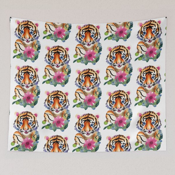 Item preview, Cute Watercolor Baby Tiger designed and sold by Trace1234.