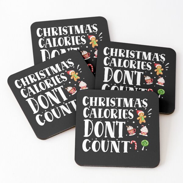 Item preview, Christmas calories don't count, funny baking Christmas, Christmas cookies baking, funny cookie, designed and sold by cocochi.