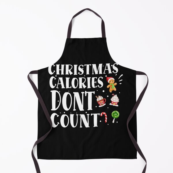 Item preview, Christmas calories don't count, funny baking Christmas, Christmas cookies baking, funny cookie, designed and sold by cocochi.