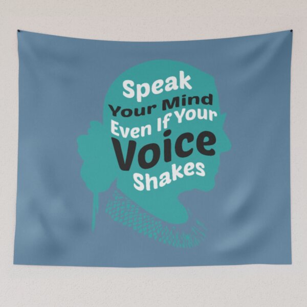 Item preview, Speak Your Mind Even If Your Voice Shakes designed and sold by KrackNanuz.