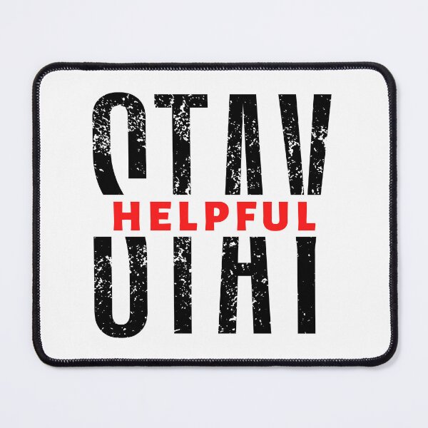 Item preview, Stay Helpful | Motivational Quote | Inspirational Quote designed and sold by Marigoldkey.