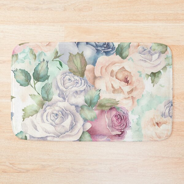 Item preview, Watercolor Roses Pattern 1 designed and sold by cardinalhill.