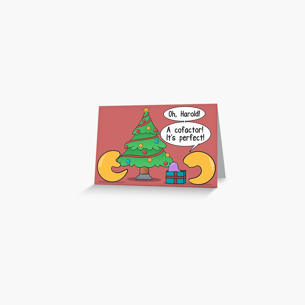 A Merry Enzyme Christmas Greeting Card