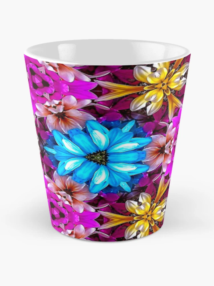 Thumbnail 2 of 4, Coffee Mug, Colorful Daisy Pattern designed and sold by Patternflower.