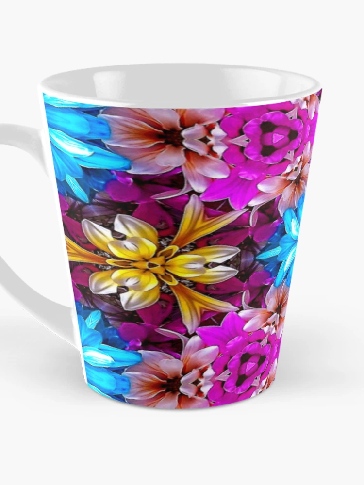 Thumbnail 3 of 4, Coffee Mug, Colorful Daisy Pattern designed and sold by Patternflower.