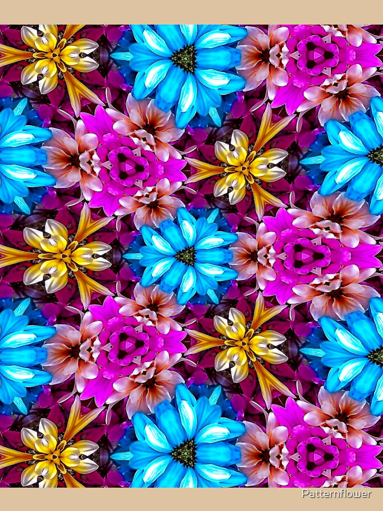 Thumbnail 6 of 6, Pullover Hoodie, Colorful Daisy Pattern designed and sold by Patternflower.