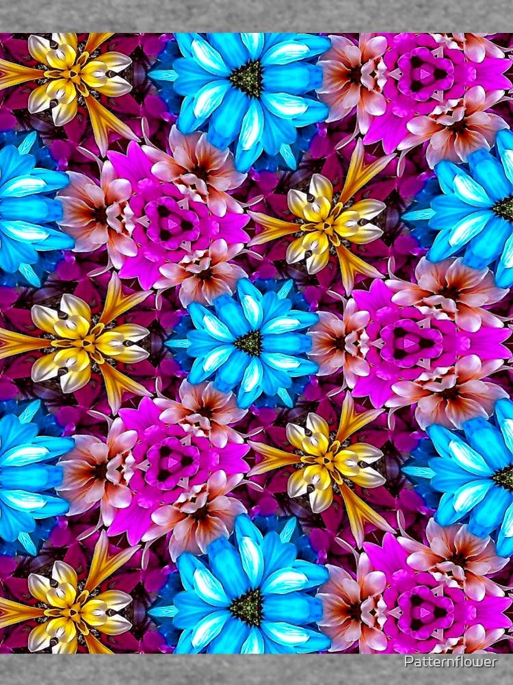 Thumbnail 6 of 6, Lightweight Sweatshirt, Colorful Daisy Pattern designed and sold by Patternflower.