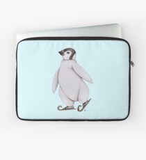 Skating Penguin - Ice Skating Penguin Laptop Sleeve