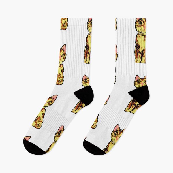 Item preview, Kitty Cat Design Artwork Painting Realism Abstract designed and sold by StickerBird.