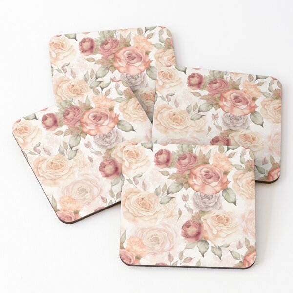 Item preview, Vintage Watercolor Roses designed and sold by cardinalhill.