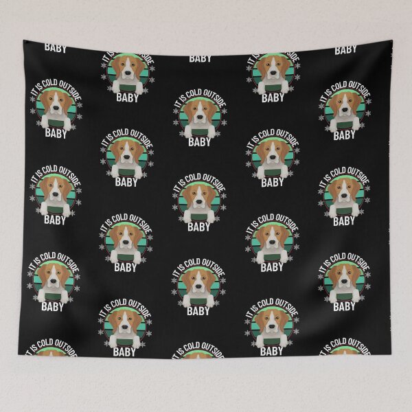 Item preview, It's cold outside baby beagle winter design designed and sold by reka88.