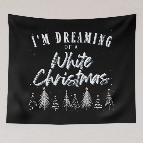 Item preview, Vintage Retro Sign: I'm Dreaming of a White Christmas designed and sold by SaltyLass.