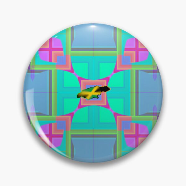 Item preview,  UNFORGETTABLE WEST INDIES CHRISTMAS SOUVENIRS - UNIQUE ABSTRACT CARIBBEAN GEOMETRIC PATTERN - GREATJAMAICAN VIBES FLAG INSPIRATION designed and sold by Ralek.