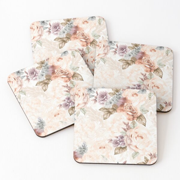 Item preview, Pink Watercolor Roses Pattern designed and sold by cardinalhill.