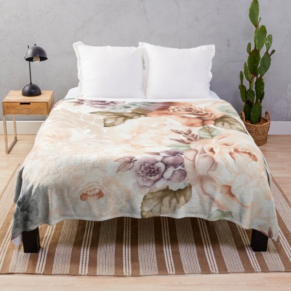 Item preview, Pink Watercolor Roses Pattern designed and sold by cardinalhill.