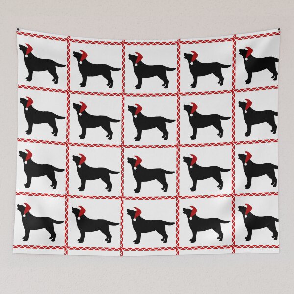 Item preview, Christmas Black Labrador Singing Santa Hat  designed and sold by HappyLabradors.