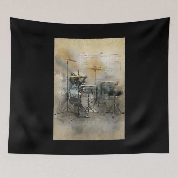 Item preview, Drummer - Vintage Drum Set   designed and sold by ADAMANDREWSAU.
