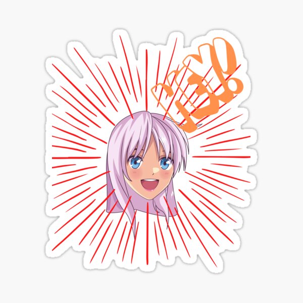 Manga Girl Sticker For Sale By Panthera96 Redbubble