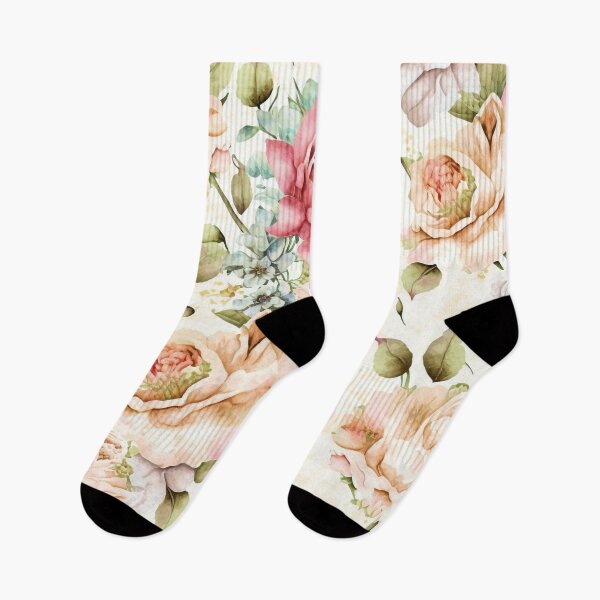 Item preview, Bright Watercolor Roses Pattern designed and sold by cardinalhill.