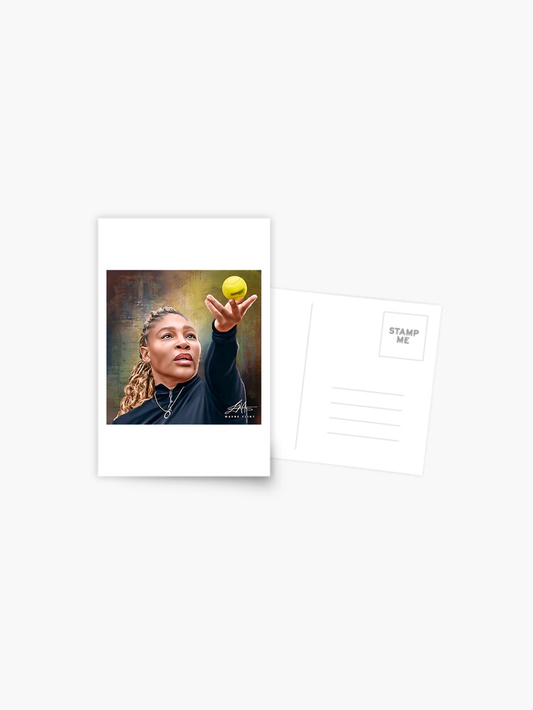 Thumbnail 1 of 2, Postcard, Digital Serena designed and sold by wayneflint.
