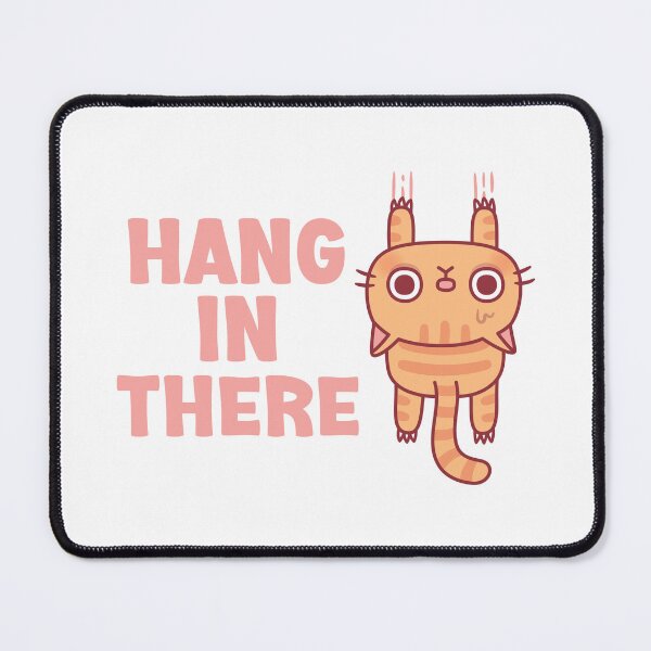 Item preview, Cute Tabby Cat Hang In There Funny designed and sold by rustydoodle.