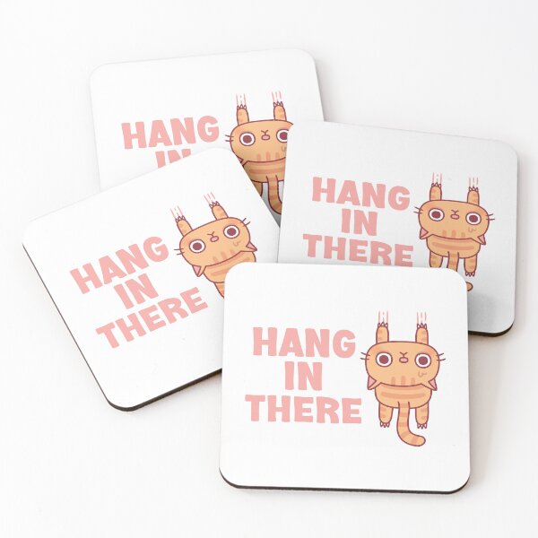Item preview, Cute Tabby Cat Hang In There Funny designed and sold by rustydoodle.