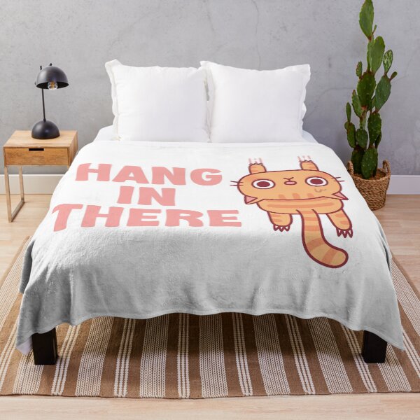 Item preview, Cute Tabby Cat Hang In There Funny designed and sold by rustydoodle.