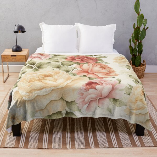 Item preview, Soft and Easy Watercolor Roses Pattern designed and sold by cardinalhill.