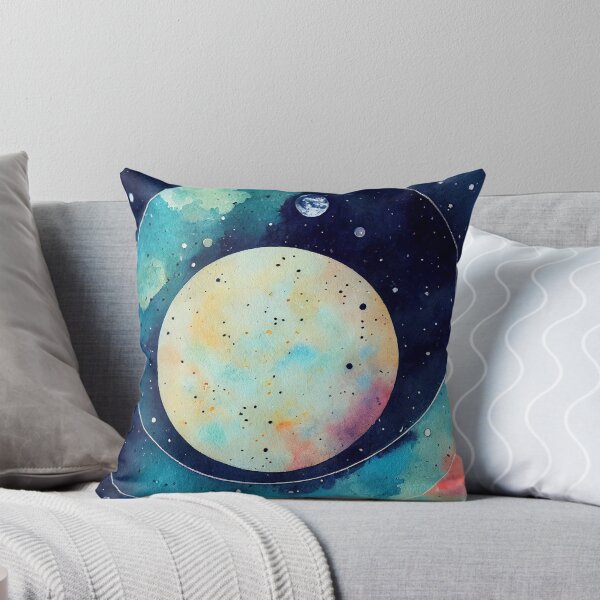 Item preview, Vibrant watercolor planet designed and sold by AppleElf.