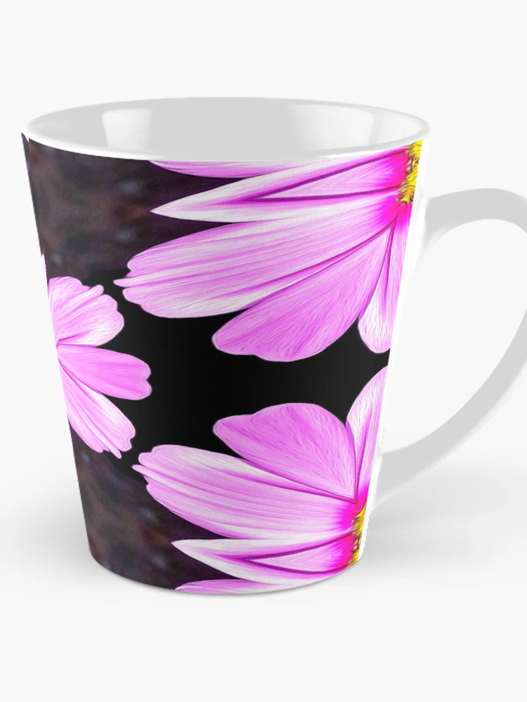 Thumbnail 1 of 4, Coffee Mug, Pink Cosmos Pattern designed and sold by Patternflower.
