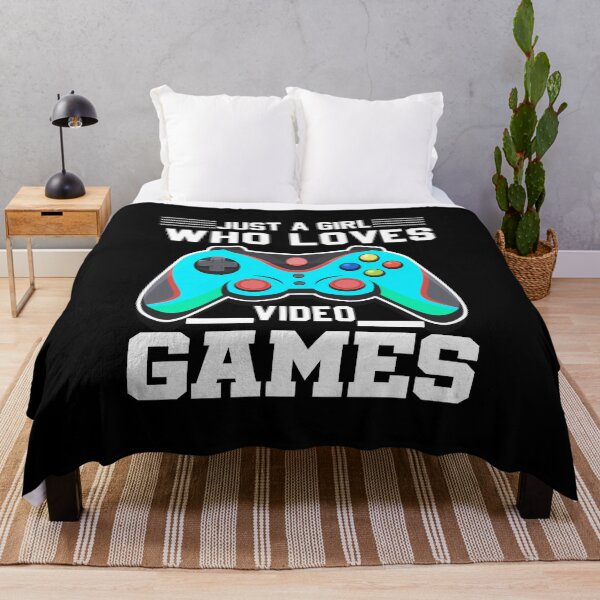 Item preview, Just a Girl Who Loves Video Games designed and sold by netdota.