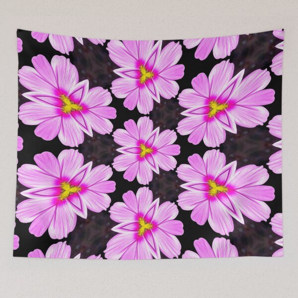 Item preview, Pink Cosmos Pattern designed and sold by Patternflower.