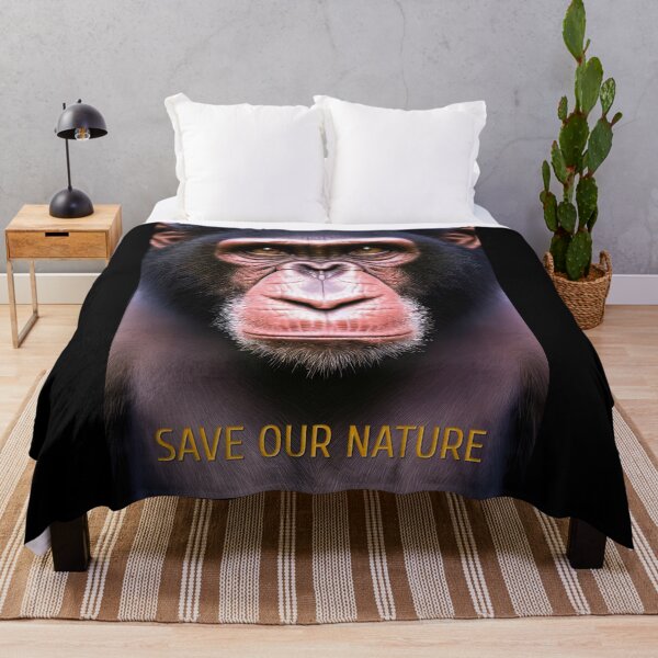 Item preview, Save the Nature - Chimpanzee designed and sold by Hell-Prints.