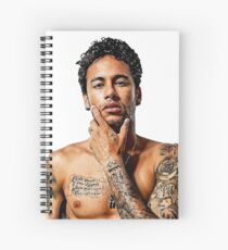Cuaderno de espiral pintado por Neymar
