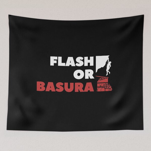 Item preview, Flash or Trash / Basura. Rock Climbing / Bouldering designed and sold by Boulder Design Co.