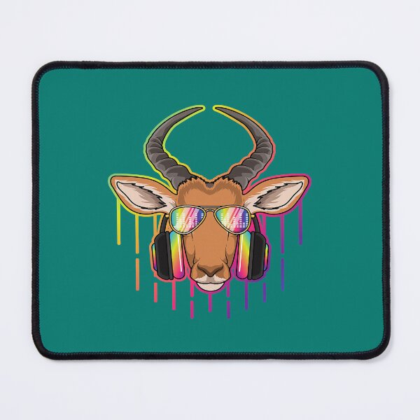 Item preview, Music Antelope Dj With Headphones Musical Antelope Lovers 394 designed and sold by AdishPoundni.