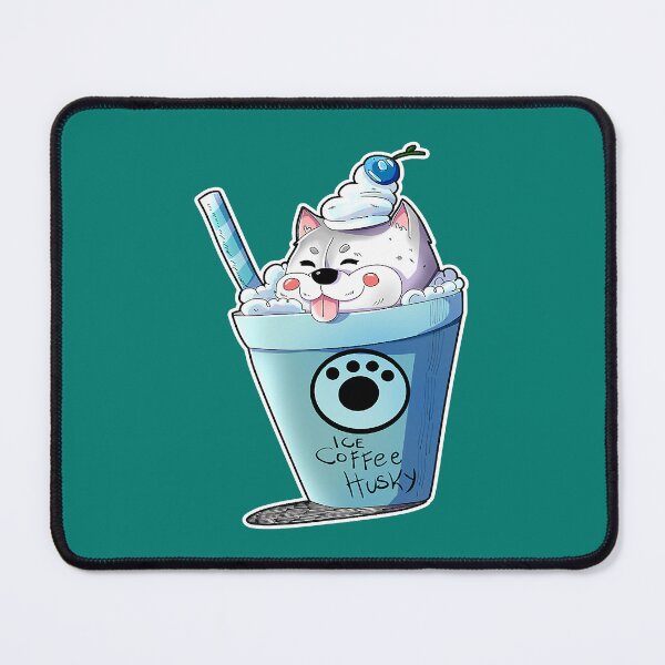 Item preview, Ice Coffee Kawaii Husky Dog Japan Dog Owner Lover Japanese 130 designed and sold by AdishPoundni.