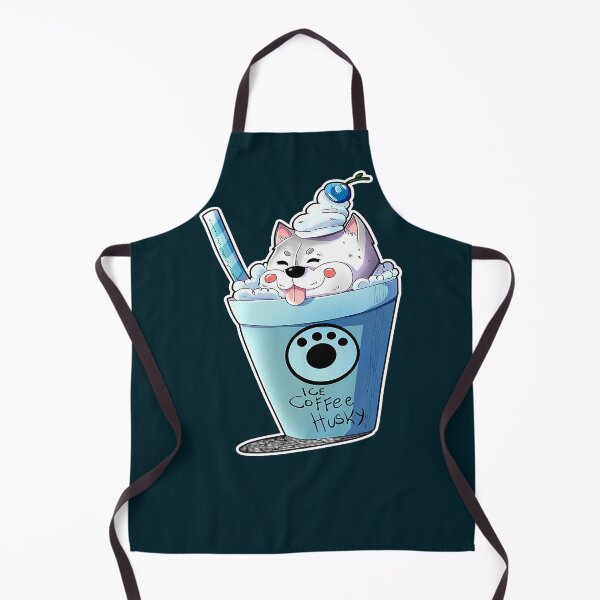 Item preview, Ice Coffee Kawaii Husky Dog Japan Dog Owner Lover Japanese 130 designed and sold by AdishPoundni.